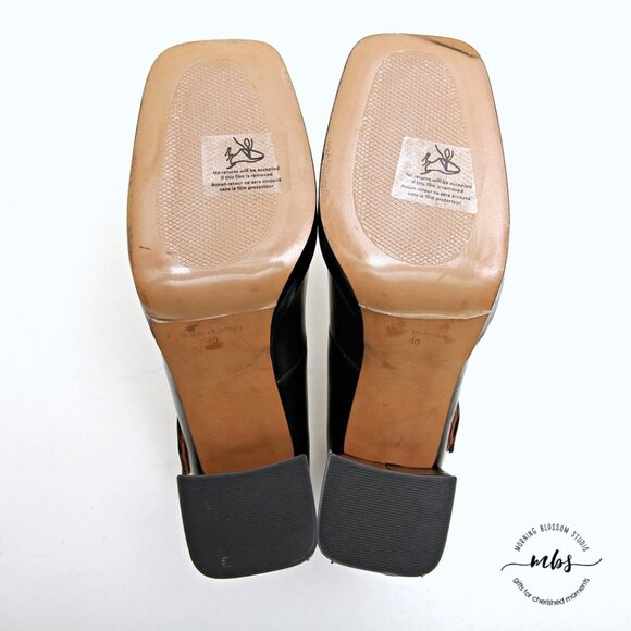 NWT Jonak Paris Mary Jane Block Heels Leather Platform - Picture 11 of 15